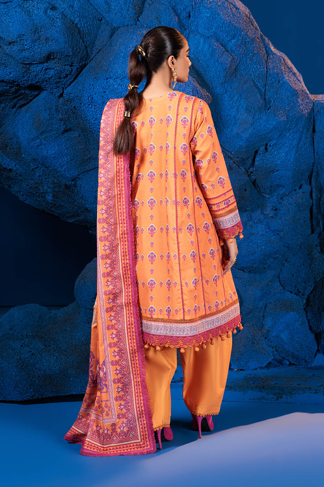 Bonanza Satrangi | Autumn Desert 3 Pc (1W24P3P106) -  Bonanza Satrangi Unstitched - Original Designer Dress - House of Maryam