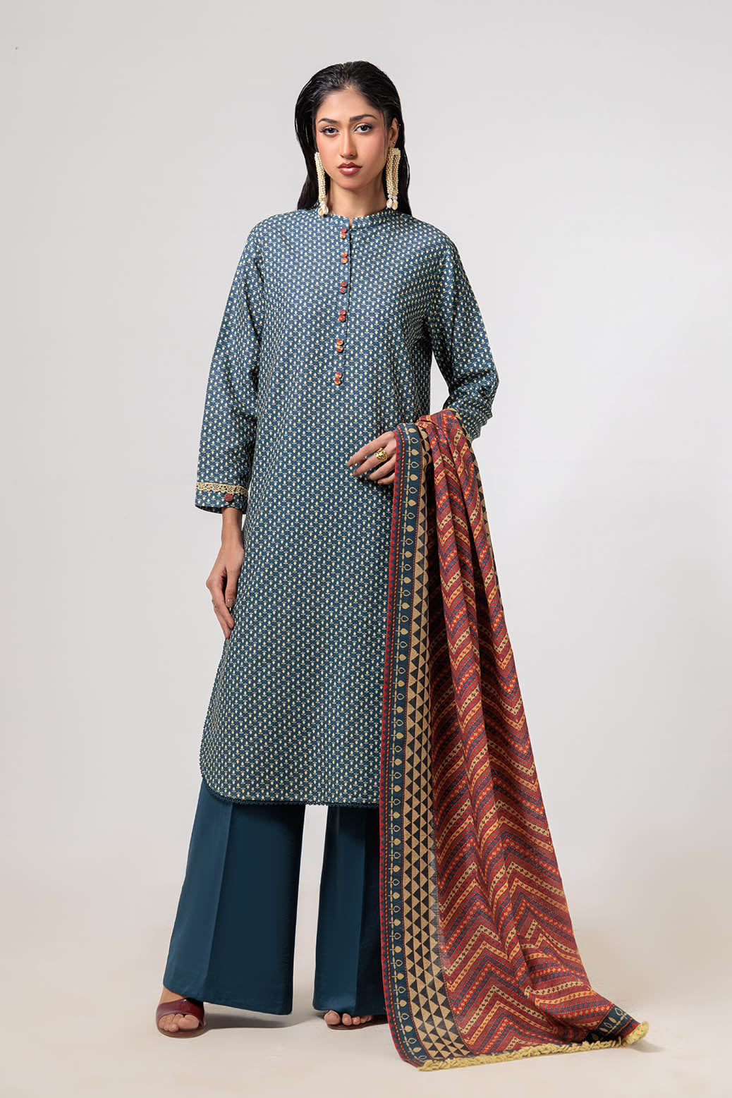 Bonanza Satrangi | Orchid 3 Pc (1W24P3P109) -  Bonanza Satrangi Unstitched - Original Designer Dress - House of Maryam