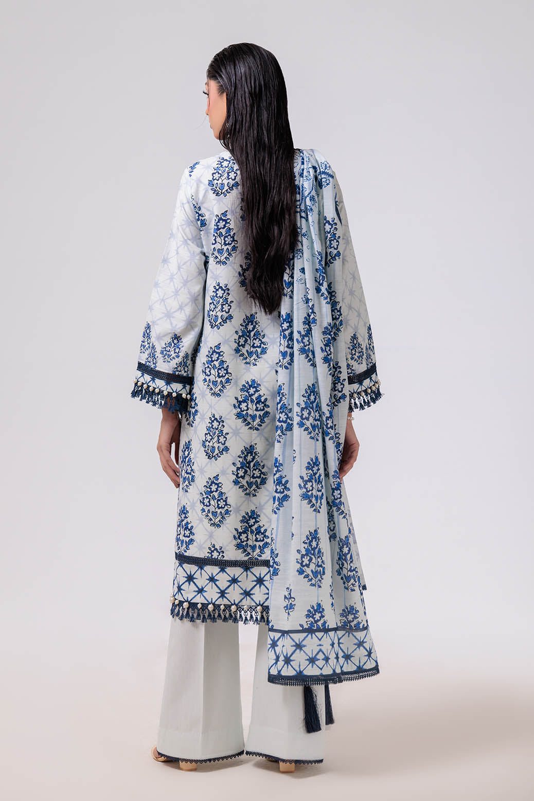 Bonanza Satrangi | Heritage 3 Pc (1W24P3P122) -  Bonanza Satrangi Unstitched - Original Designer Dress - House of Maryam