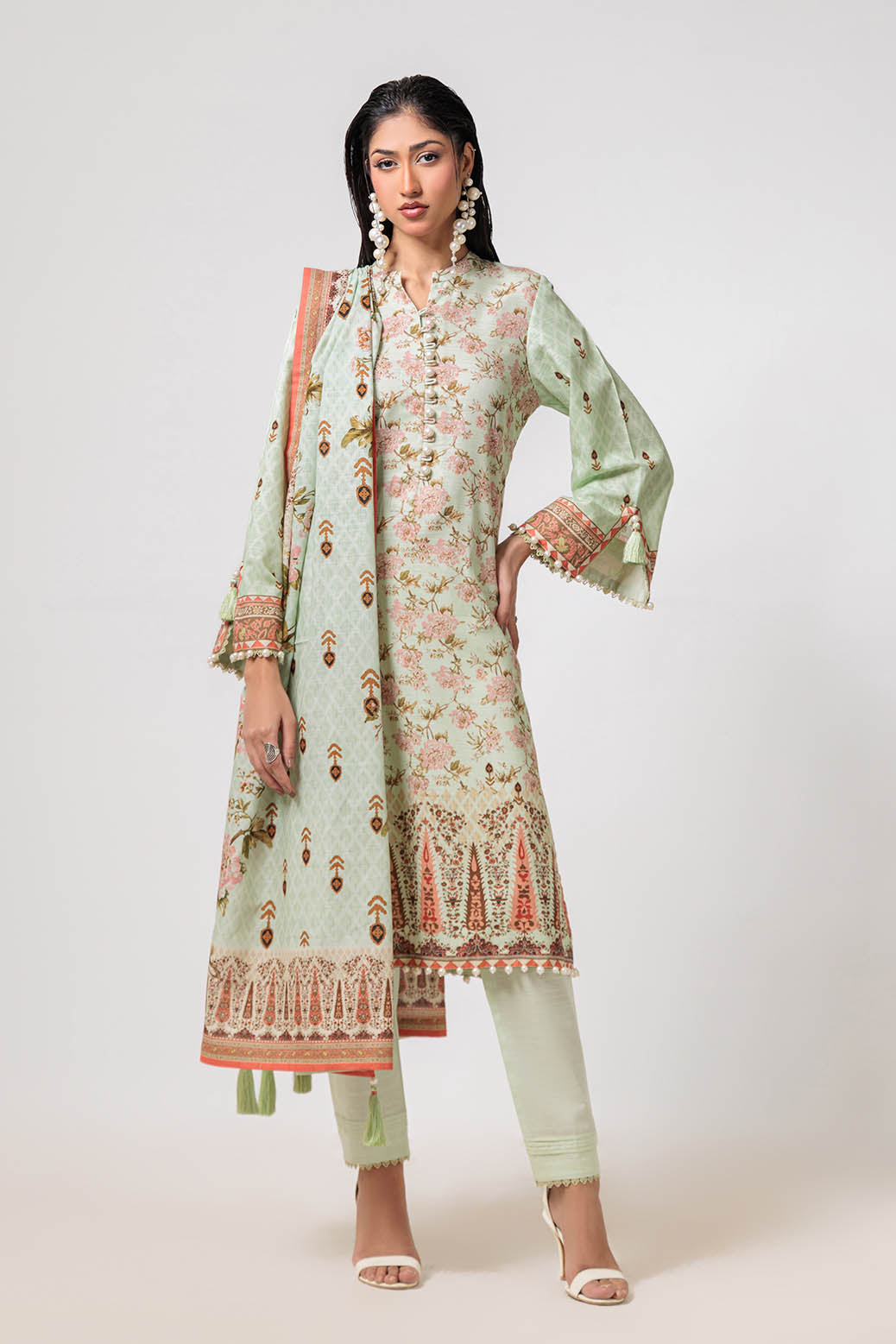 Bonanza Satrangi | Passion 3 Pc (1W24P3P173) -  Bonanza Satrangi Unstitched - Original Designer Dress - House of Maryam
