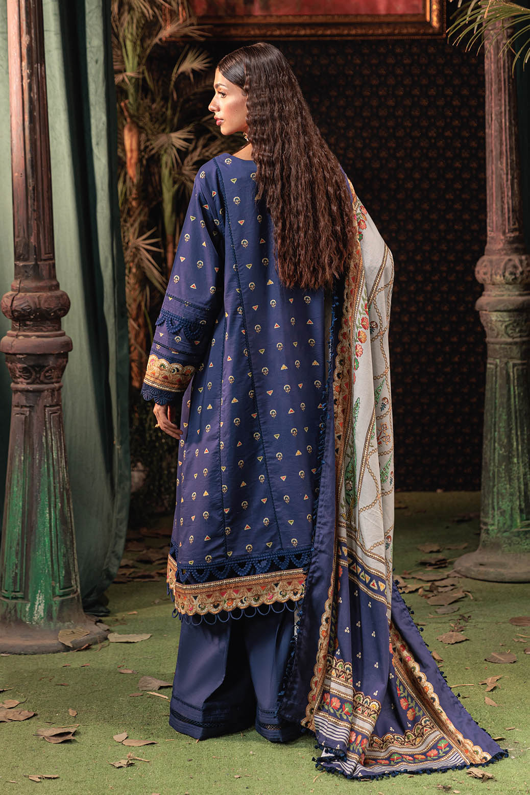 Bonanza Satrangi | Royal Gem 3 Pc (1W24P3P214) -  Bonanza Satrangi Unstitched - Original Designer Dress - House of Maryam