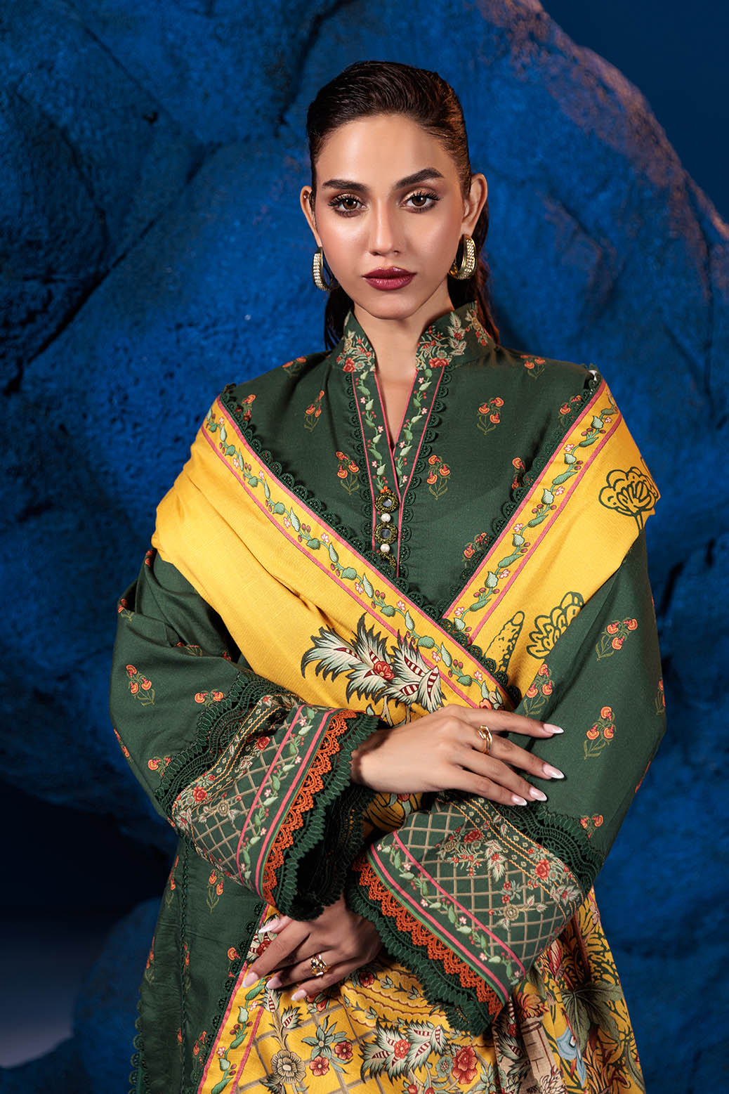 Bonanza Satrangi | Gardenia 3 Pc (1W24P3P215) -  Bonanza Satrangi Unstitched - Original Designer Dress - House of Maryam
