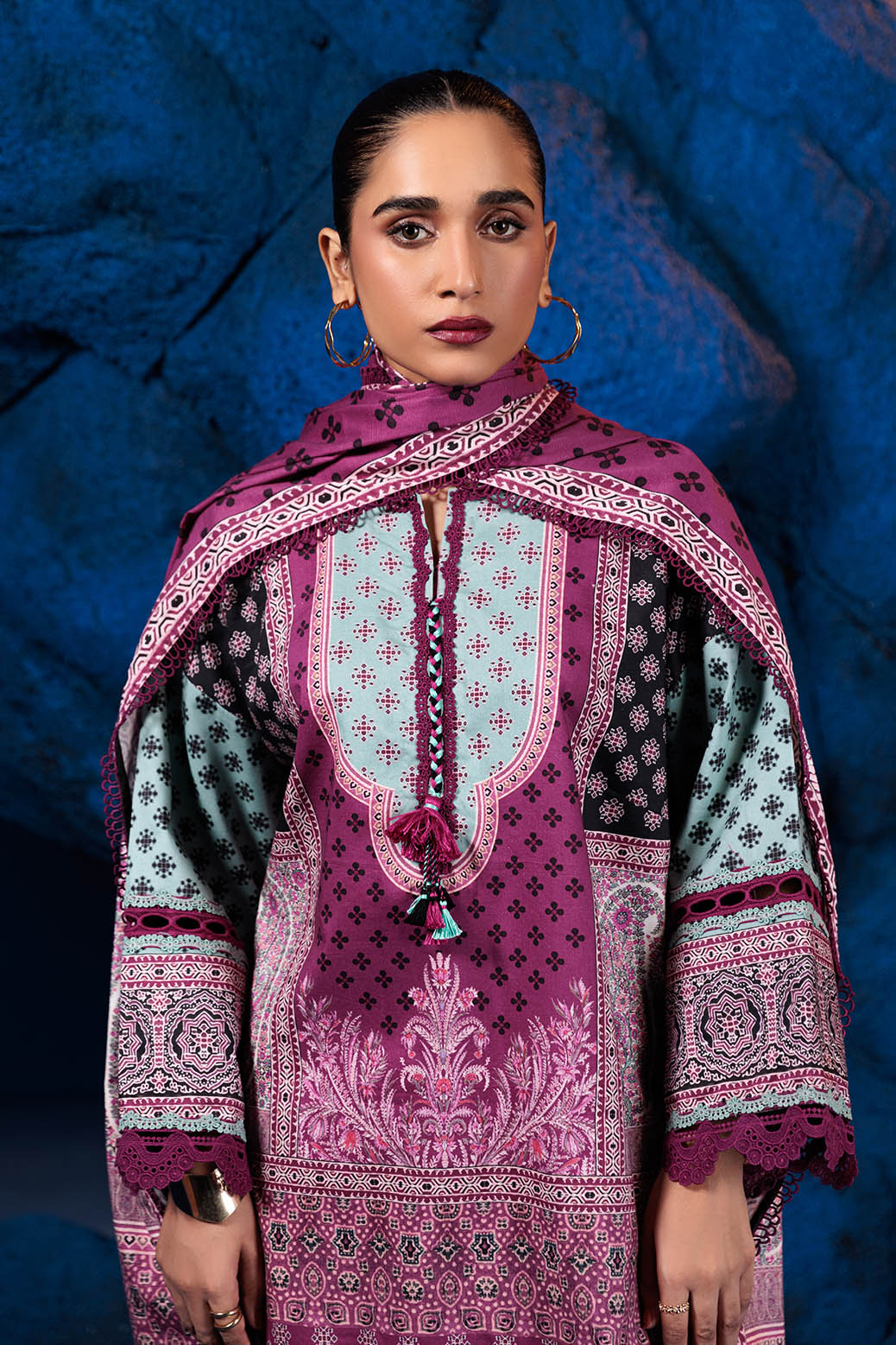 Bonanza Satrangi | Mystic Rose 3 Pc (1W24P3P217) -  Bonanza Satrangi Unstitched - Original Designer Dress - House of Maryam