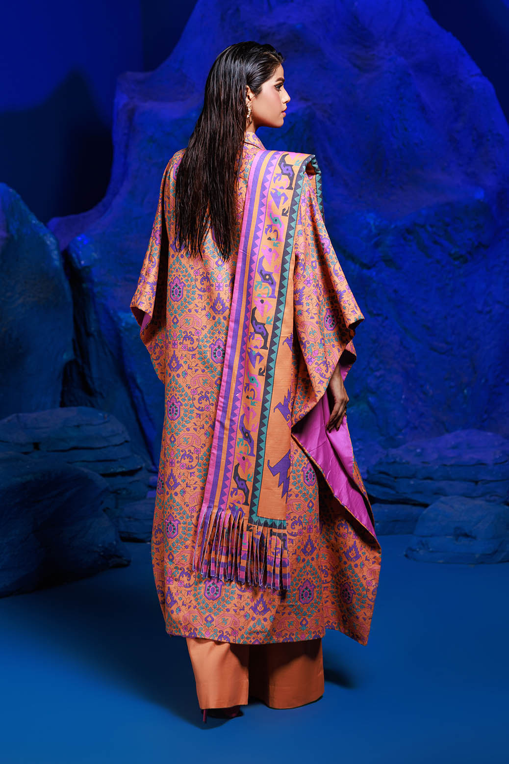 Bonanza Satrangi | Autumn Glory 3 Pc (1W24P3P248) -  Bonanza Satrangi Unstitched - Original Designer Dress - House of Maryam
