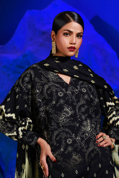 Bonanza Satrangi | Midnight 3 Pc (1W24P3P249) -  Bonanza Satrangi Unstitched - Original Designer Dress - House of Maryam