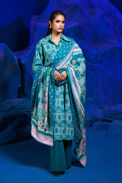Bonanza Satrangi | Glory 3 Pc (1W24P3P317) -  Bonanza Satrangi Unstitched - Original Designer Dress - House of Maryam