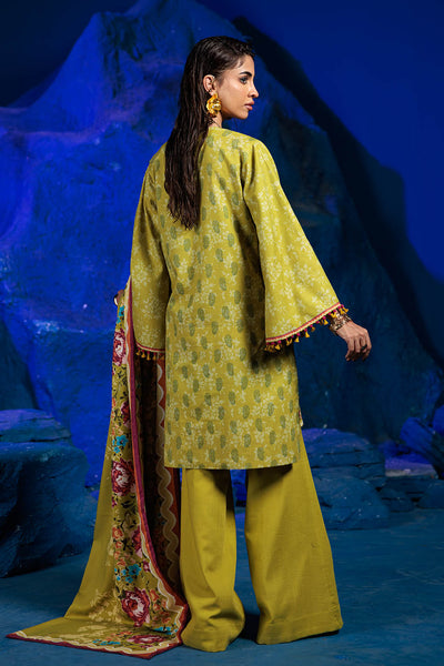 Bonanza Satrangi | Glisten 3 Pc (1W24P3P319) -  Bonanza Satrangi Unstitched - Original Designer Dress - House of Maryam