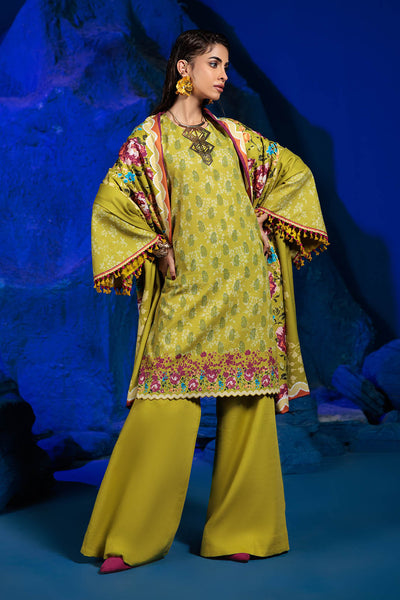 Bonanza Satrangi | Glisten 3 Pc (1W24P3P319) -  Bonanza Satrangi Unstitched - Original Designer Dress - House of Maryam