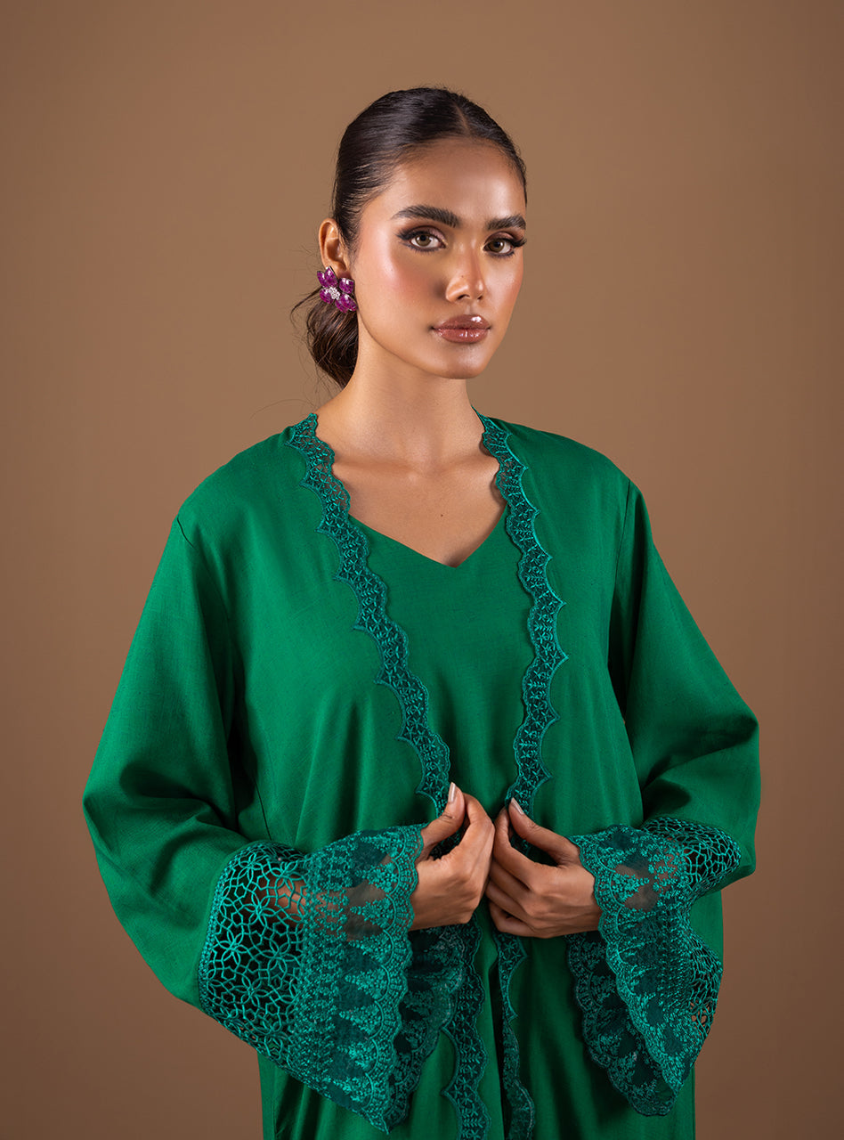 Zainab Chottani | Semi Formals | EMERALD FLAIR -  Zainab Chottani Formal - Original Designer Dress - House of Maryam