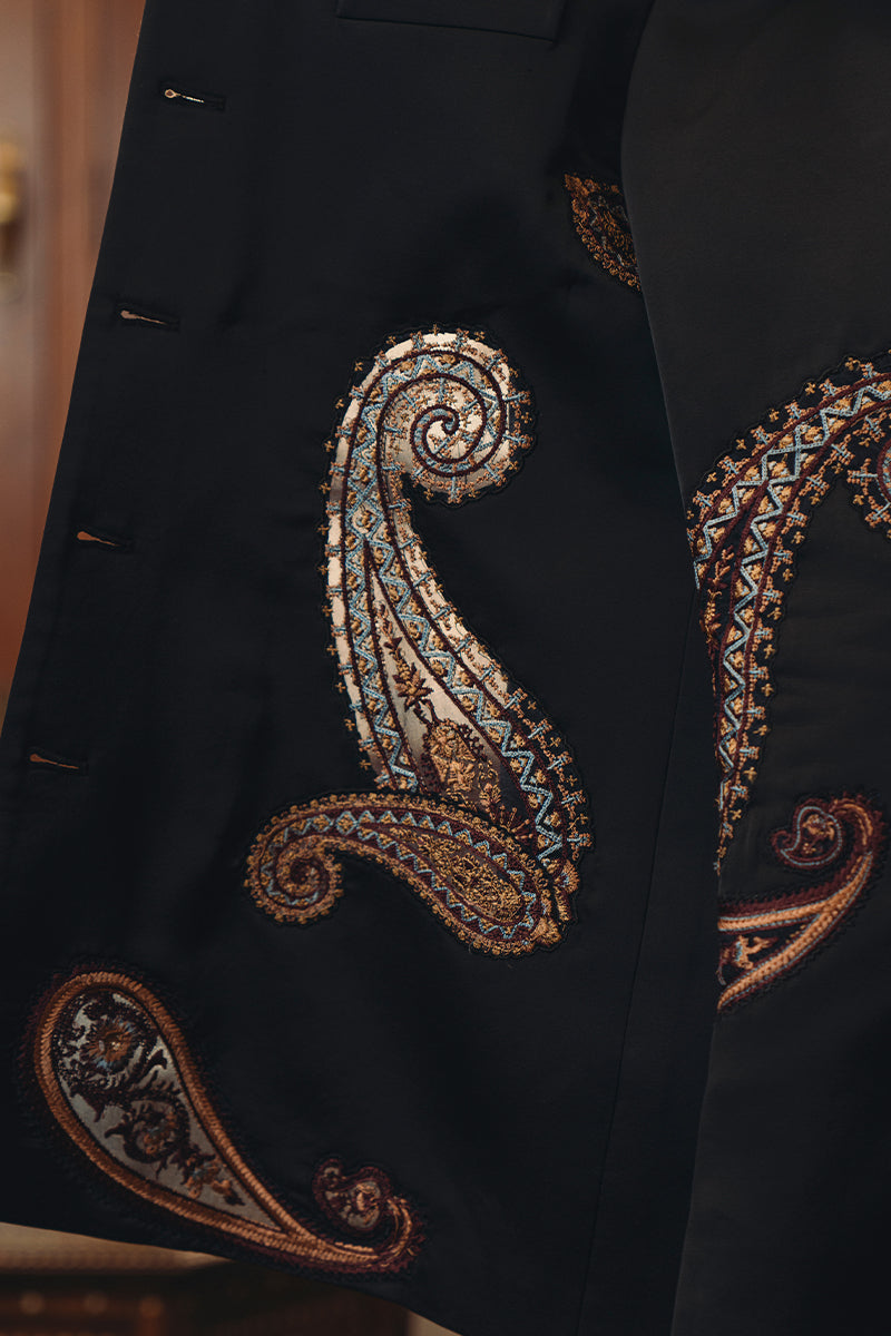 Republic By Omar Farooq | Bandhgala Suit | "Salman" Bandhgala Jacket -  Republic by Omar Farooq Bandhgala Suit - Original Designer Dress - House of Maryam