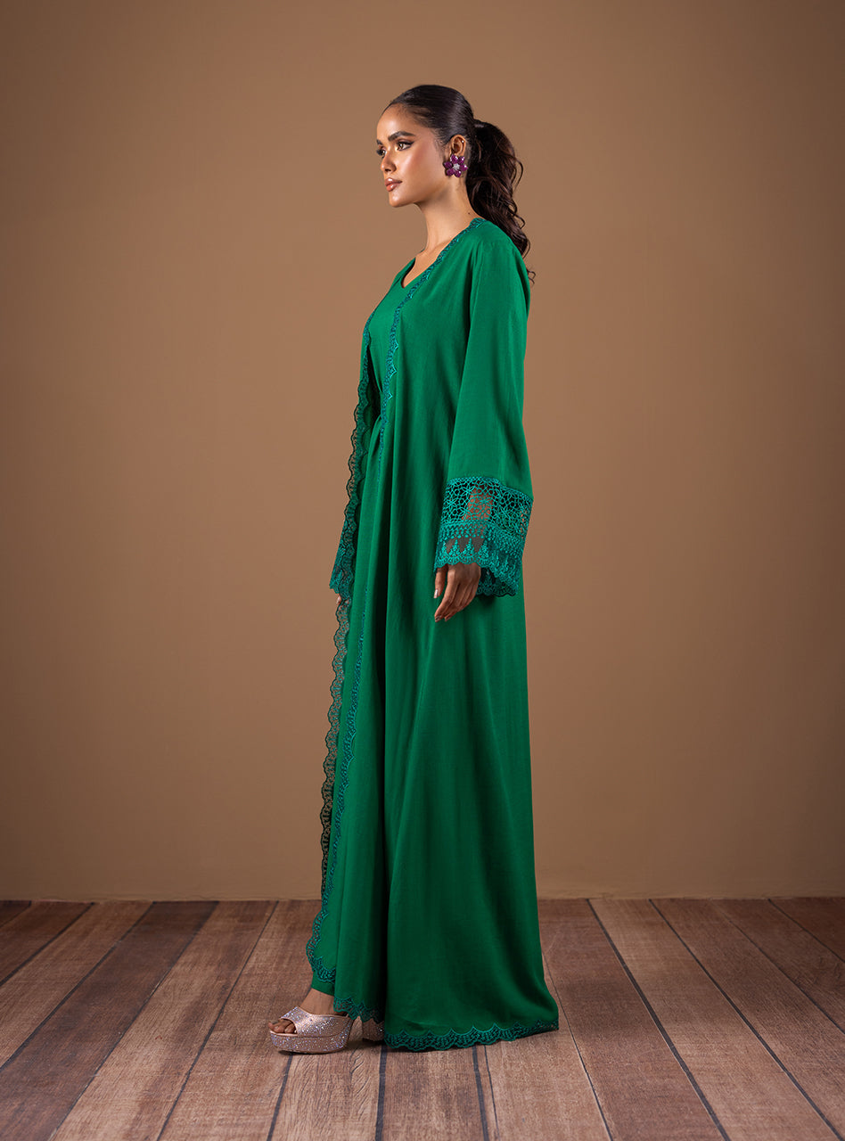 Zainab Chottani | Semi Formals | EMERALD FLAIR -  Zainab Chottani Formal - Original Designer Dress - House of Maryam