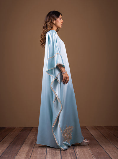 Zainab Chottani | The Kaftan Edit | Aqua Blossom, image 2