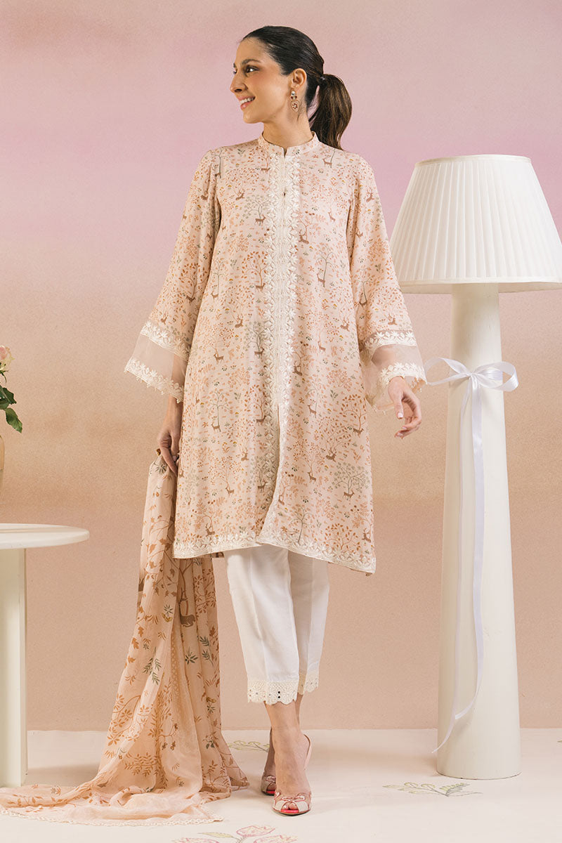 Cross Stitch | Exclusive Pret | Soft Serenade-2PC (Shirt & Dupatta), image 5
