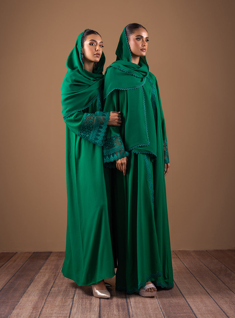 Zainab Chottani | Semi Formals | EMERALD FLAIR -  Zainab Chottani Formal - Original Designer Dress - House of Maryam