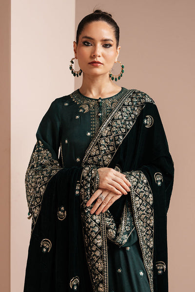 Cross Stitch | Luxe Atelier 25 | EMERALD GRACE -  Cross Stitch Ladies Clothes - Original Designer Dress - House of Maryam