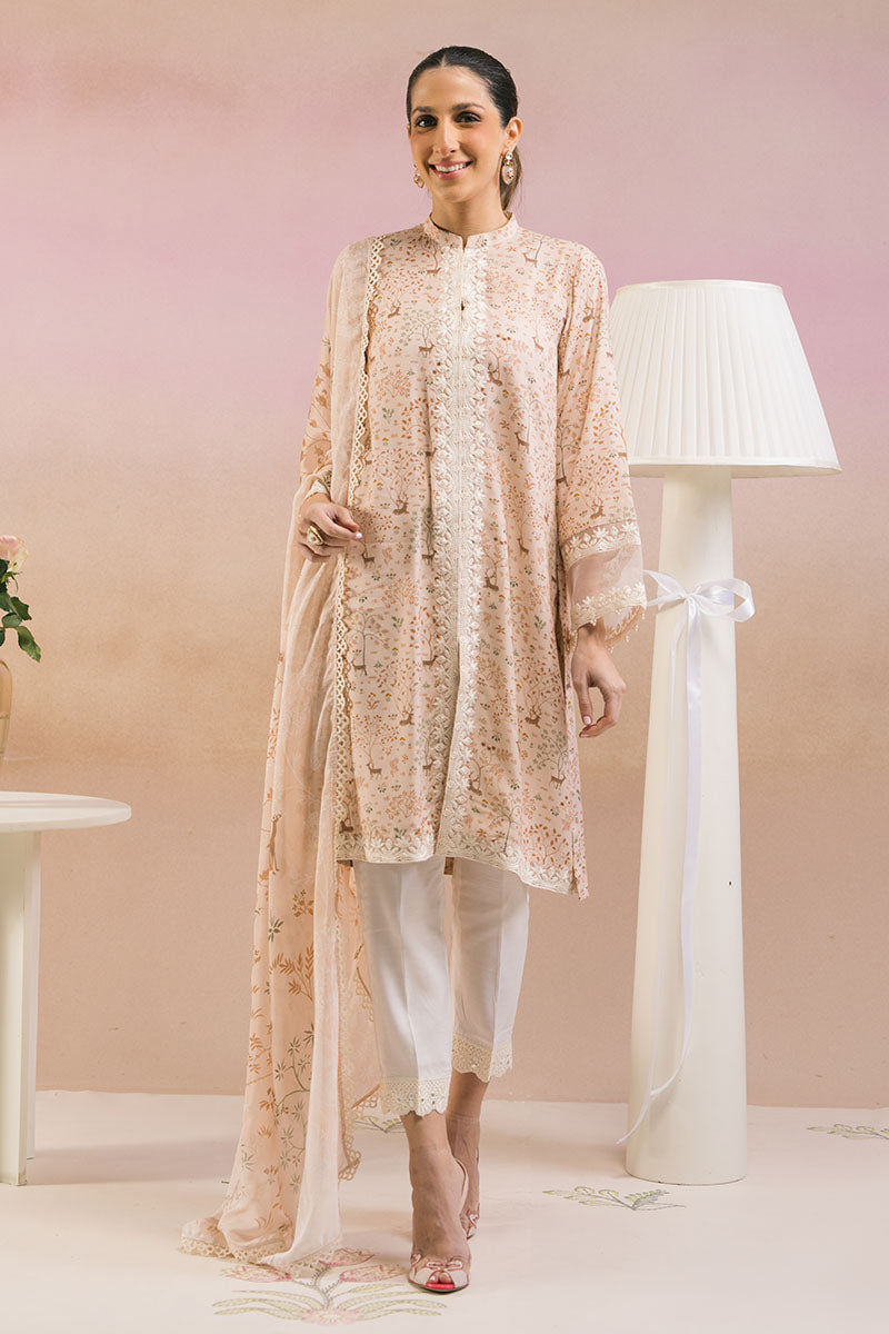 Cross Stitch | Exclusive Pret | Soft Serenade-2PC (Shirt & Dupatta)