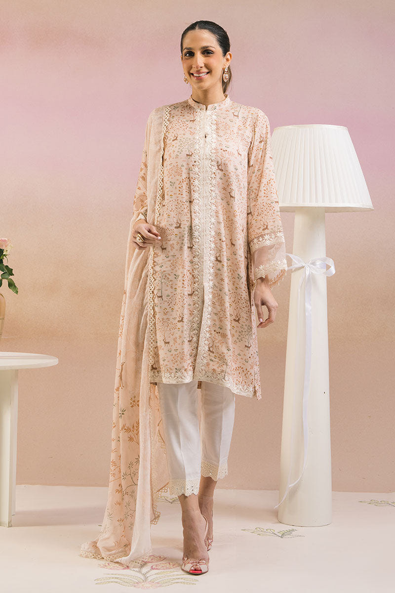 Cross Stitch | Exclusive Pret | Soft Serenade-2PC (Shirt & Dupatta)