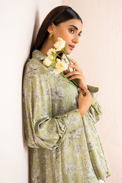 Cross Stitch | Basic Pret | Winter Pear Printed Linen Shirt