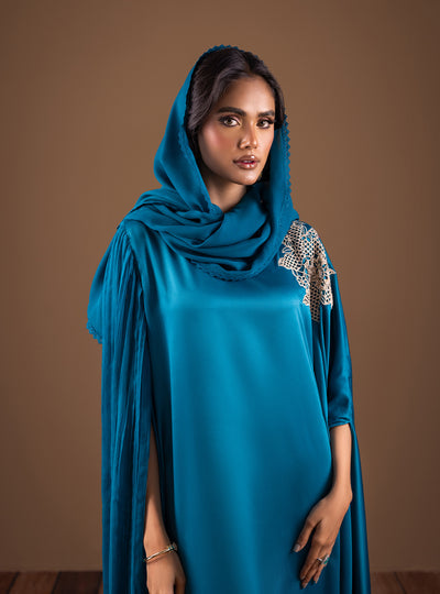 Zainab Chottani | The Kaftan Edit | Teal Waves, image 5