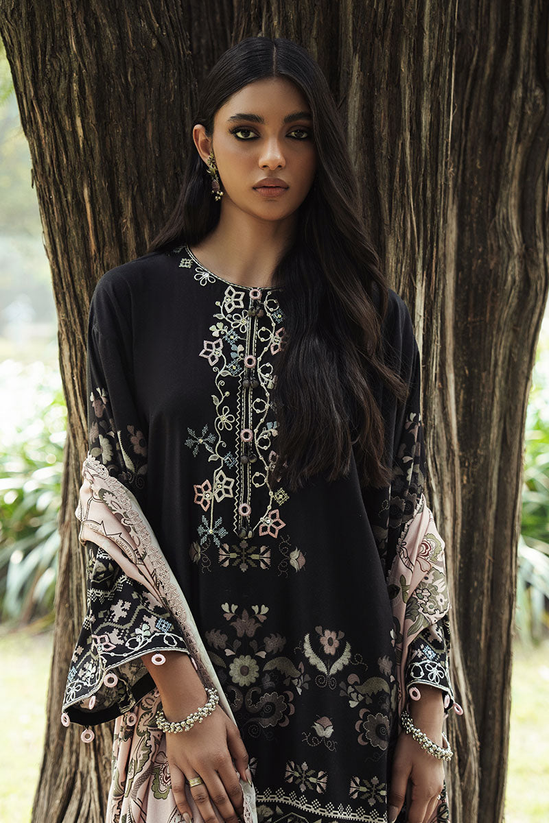 Cross Stitch | Khaddar Linen 25 | BLACK NOIR, image 4