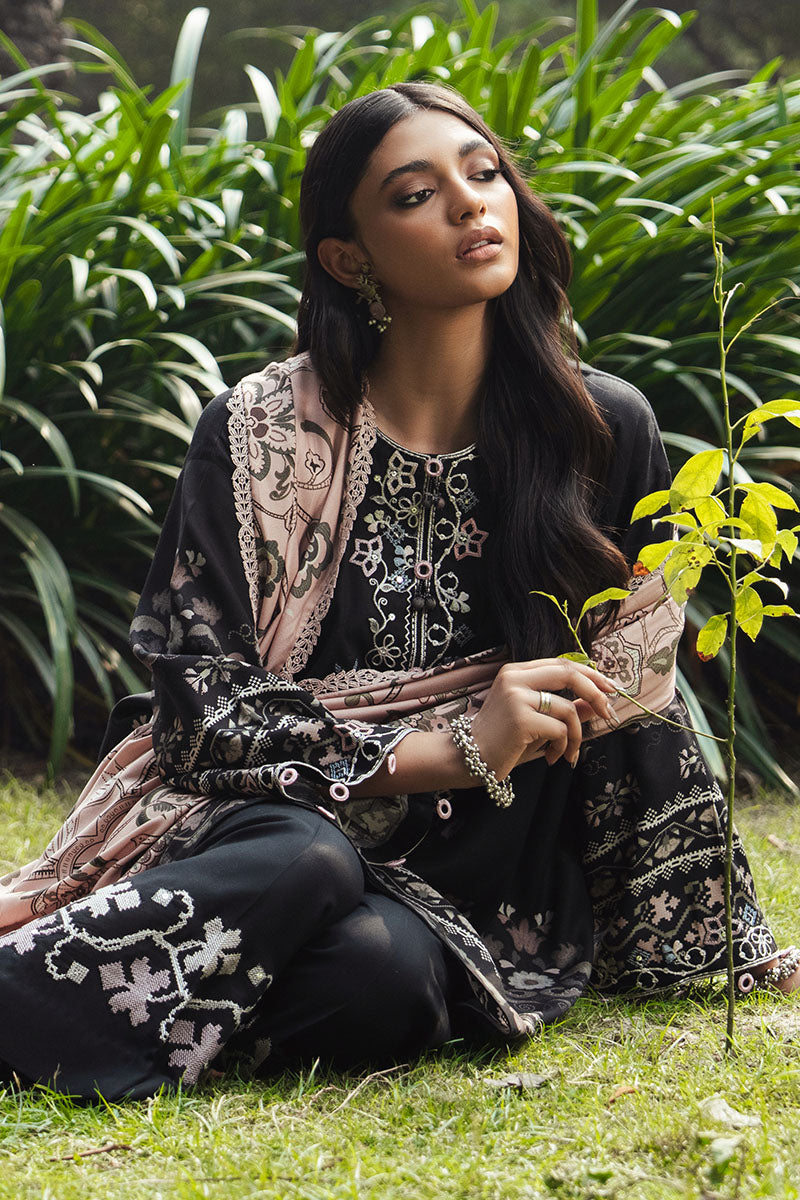 Cross Stitch | Khaddar Linen 25 | BLACK NOIR, image 5