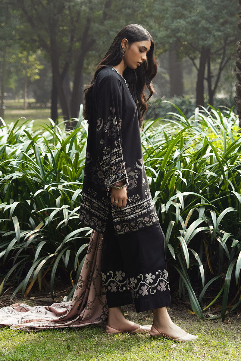Cross Stitch | Khaddar Linen 25 | BLACK NOIR, image 3