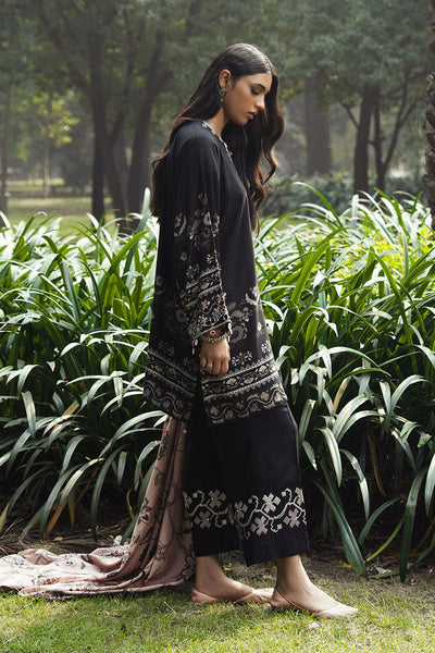 Cross Stitch | Khaddar Linen 25 | BLACK NOIR