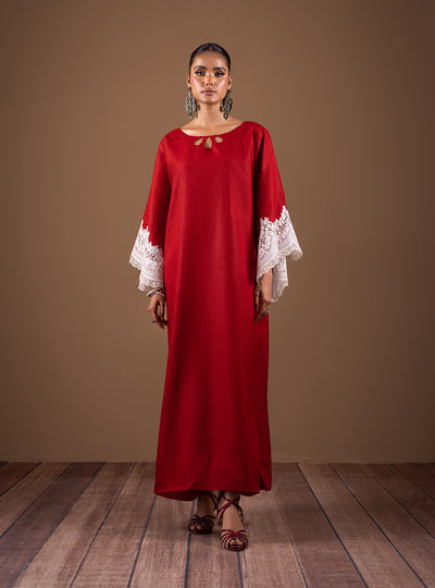 Zainab Chottani | The Kaftan Edit | Radiant Red-1
