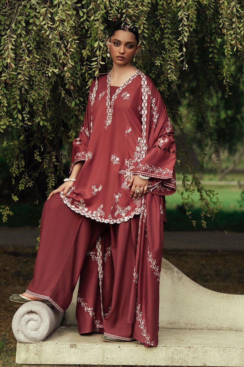 Cross Stitch | Khaddar Linen 25 | ROUGE LUXE, image 2