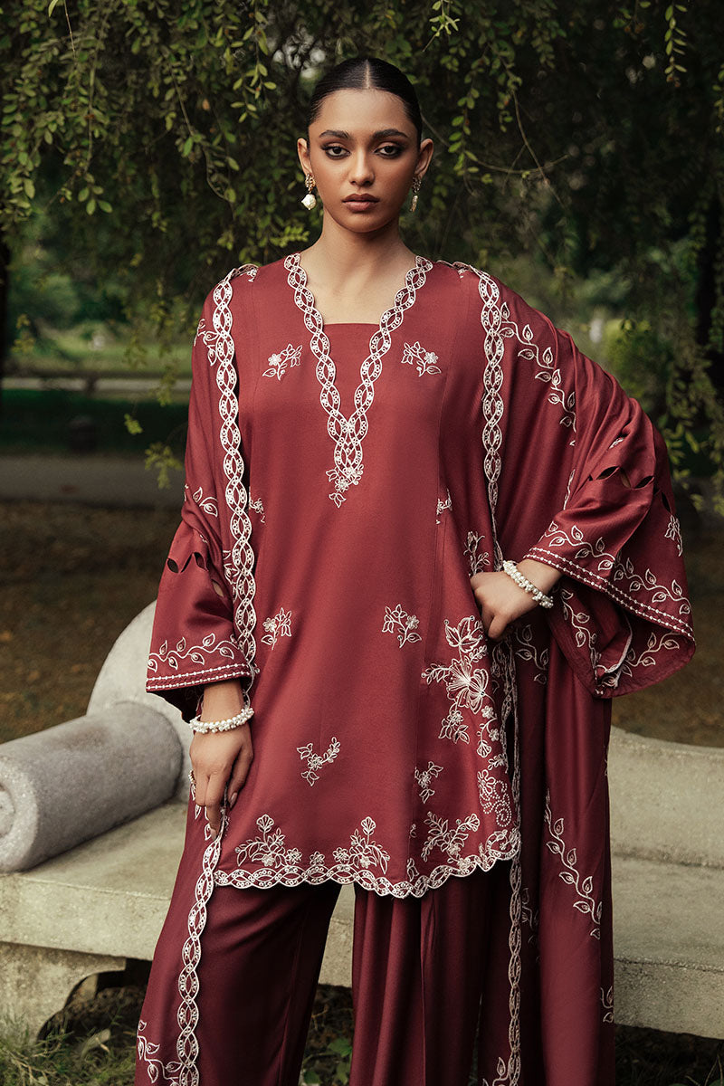 Cross Stitch | Khaddar Linen 25 | ROUGE LUXE, image 3