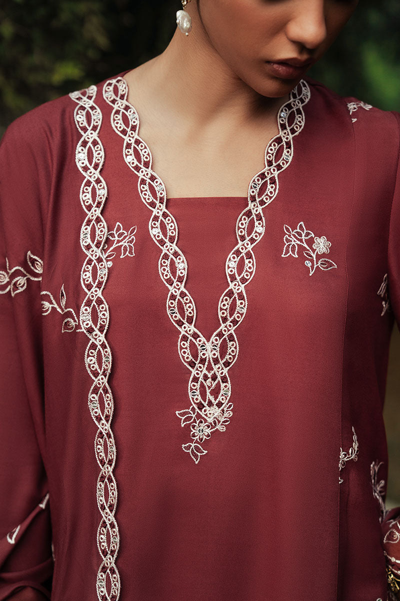 Cross Stitch | Khaddar Linen 25 | ROUGE LUXE, image 5