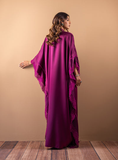 Zainab Chottani | The Kaftan Edit | Plum Flame, image 2