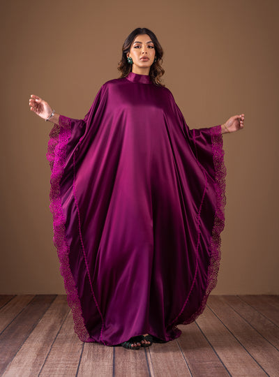 Zainab Chottani | The Kaftan Edit | Plum Flame, image 6