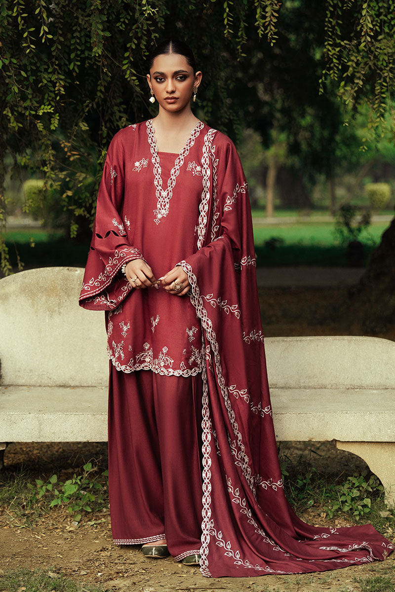 Cross Stitch | Khaddar Linen 25 | ROUGE LUXE