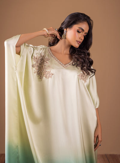 Zainab Chottani | The Kaftan Edit | Aqua Flame, image 4