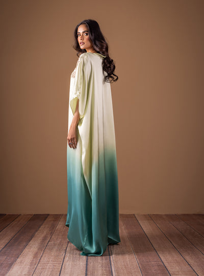 Zainab Chottani | The Kaftan Edit | Aqua Flame, image 2