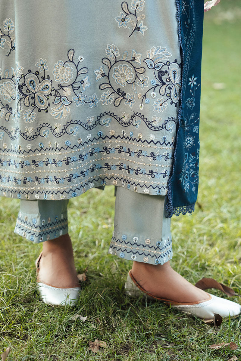 Cross Stitch | Khaddar Linen 25 | ARONA HAZE, image 3