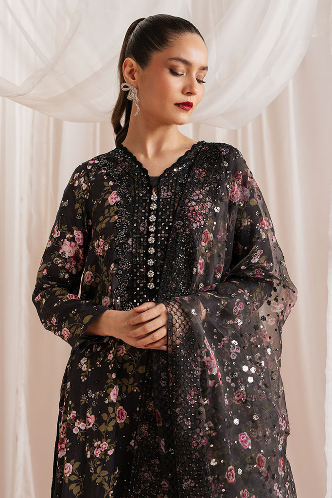 Cross Stitch | Luxe Atelier 25 | GRAPHITE GLOW -  Cross Stitch Ladies Clothes - Original Designer Dress - House of Maryam