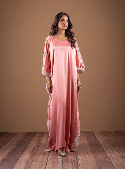 Zainab Chottani | The Kaftan Edit | Coral Blossom