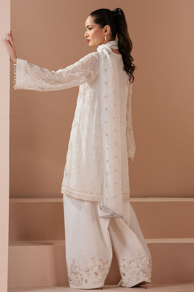 Cross Stitch | Luxe Atelier 25 | ANTIQUE WHITE -  Cross Stitch Ladies Clothes - Original Designer Dress - House of Maryam
