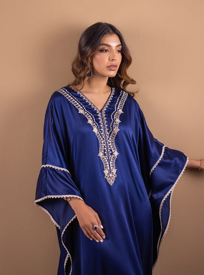 Zainab Chottani | The Kaftan Edit | Deep Blue Blossom, image 5