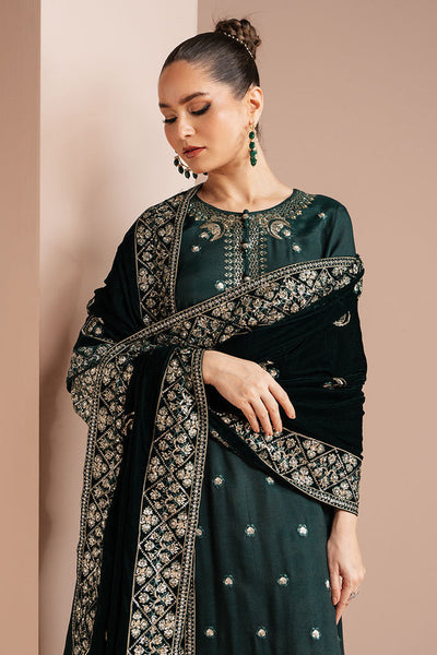 Cross Stitch | Luxe Atelier 25 | EMERALD GRACE -  Cross Stitch Ladies Clothes - Original Designer Dress - House of Maryam