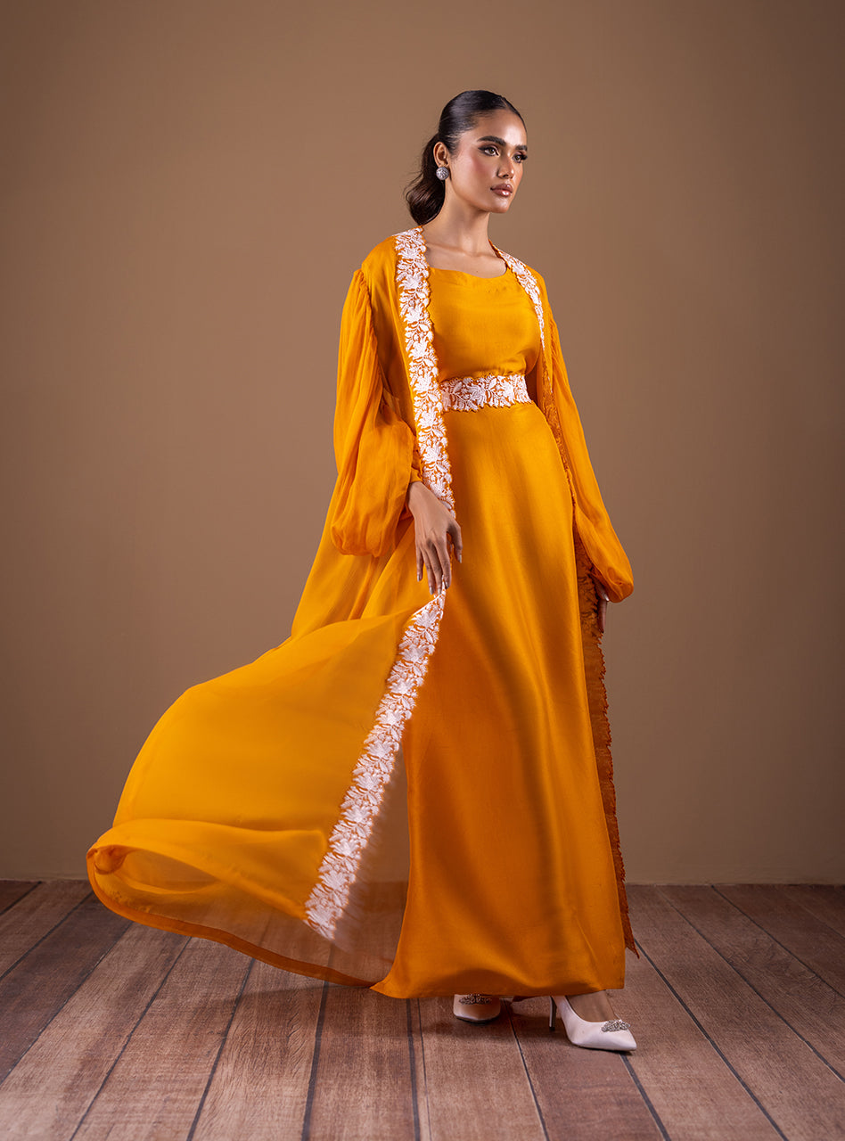 Zainab Chottani | Semi Formals | AMBER FLOW by Designer Zainab Chottani - House of Maryam - Pakistani Designer Ethnic Wear in {{ shop.shopifyCountryName }}