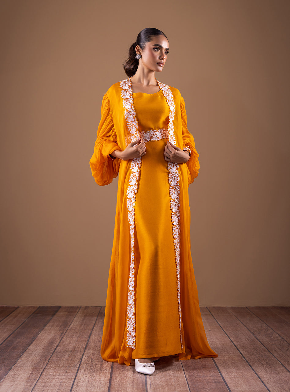 Zainab Chottani | Semi Formals | AMBER FLOW by Designer Zainab Chottani - House of Maryam - Pakistani Designer Ethnic Wear in {{ shop.shopifyCountryName }}