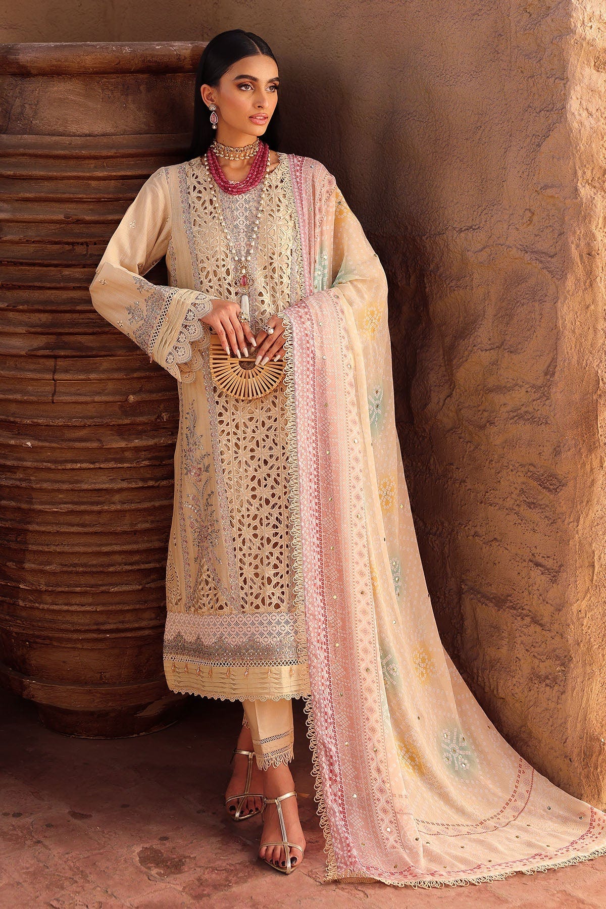 Nureh | Bazaar Lawn | NE-159 -  Nureh Ladies Clothes - Original Designer Dress - House of Maryam