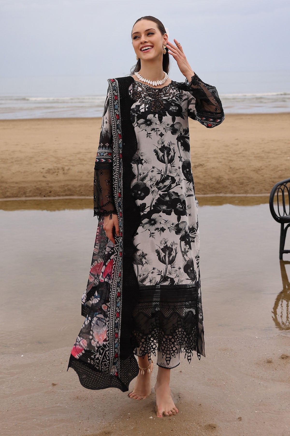 Nureh | Gardenia Embroidered Lawn 25 | NSG-175 -  Nureh Ladies Clothes -  House of Maryam