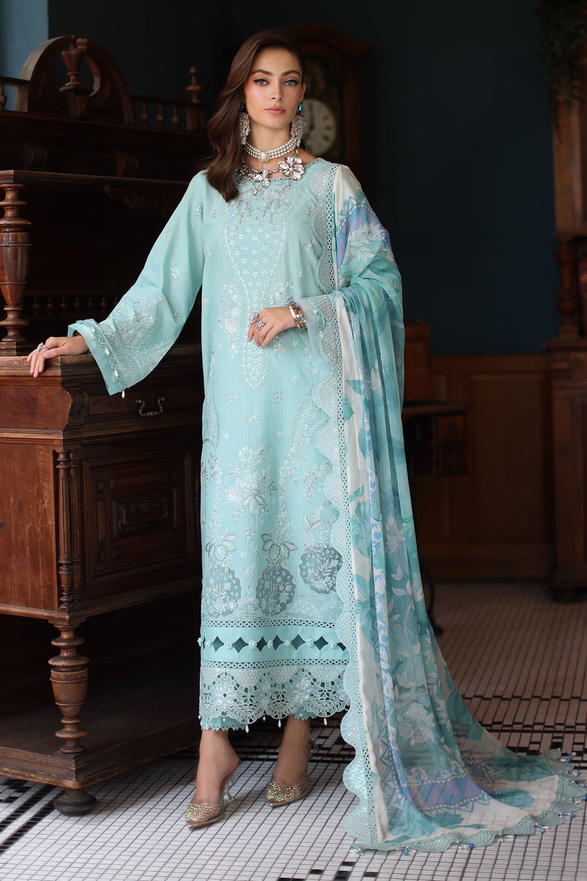 Nureh | Maya Lawn | NS-156 -  Nureh Ladies Clothes - Original Designer Dress - House of Maryam