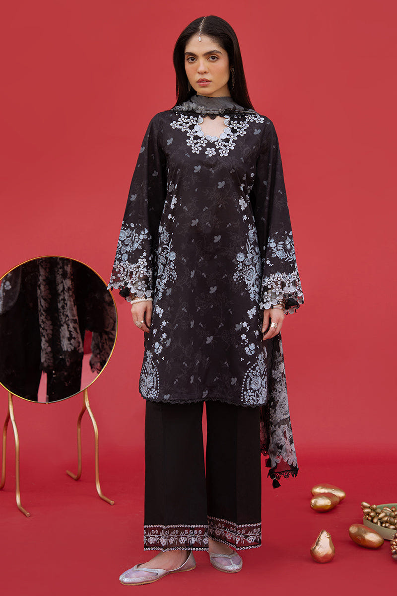Cross Stitch | Eid Lawn Edit 25 | RAVEN WHISPER -  Cross Stitch Ladies Clothes - Original Designer Dress - House of Maryam