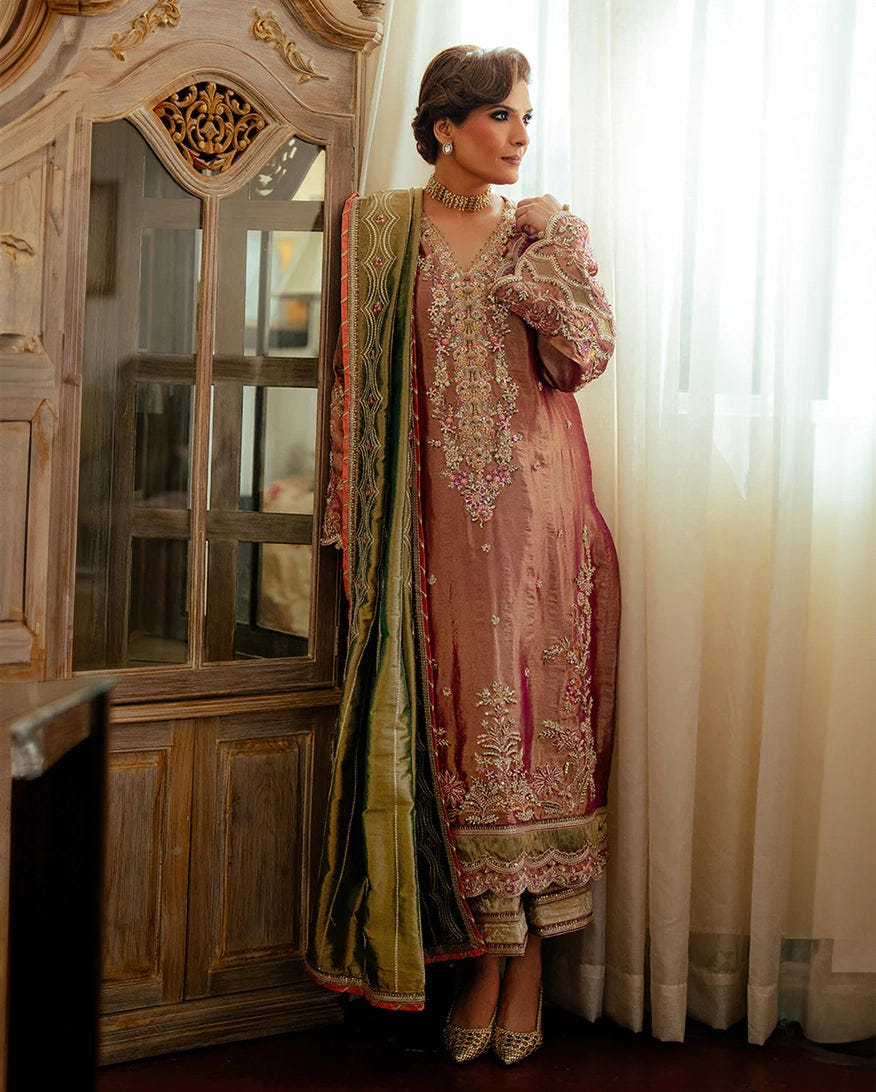 Mushq | Sunehri Lama Silk | Seema