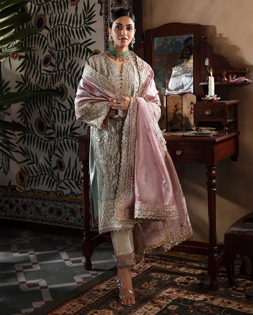 Mushq | Sunehri Lama Silk | Amaya